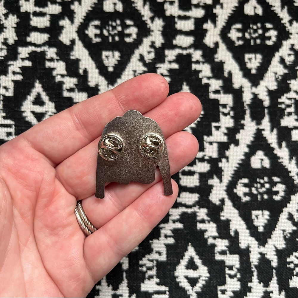 Gypsy Warrior Leather Jacket Enamel Pin - Picture 4 of 4